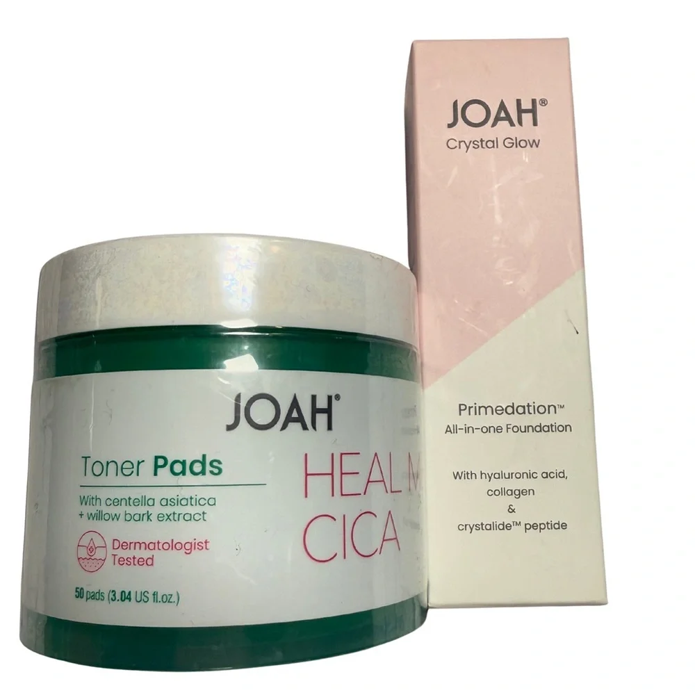 JOAH Crystal Glow Foundation and Toner Pads